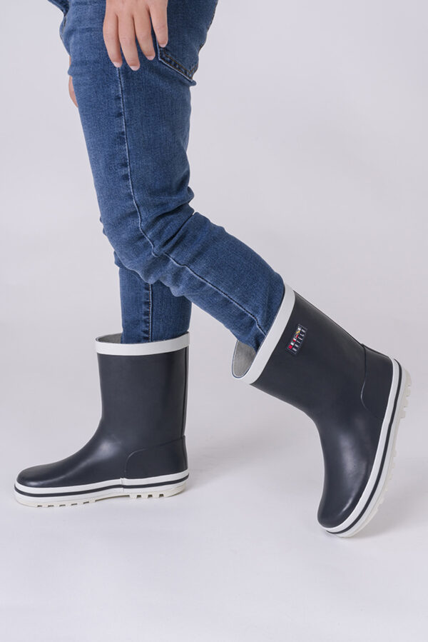 NAVY RAIN BOOTS ROBIN