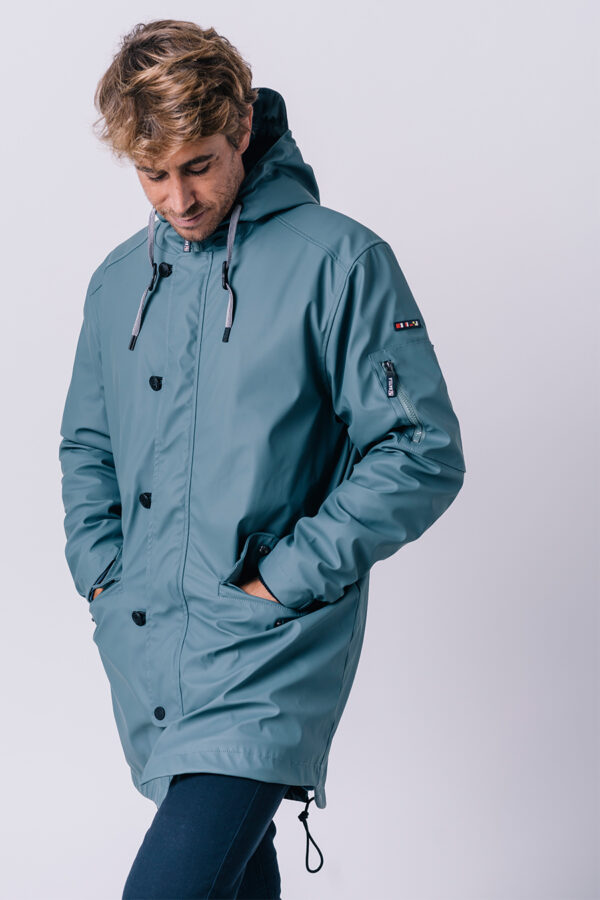 DRIMMELEN BLUE-GRAY WINTER COAT