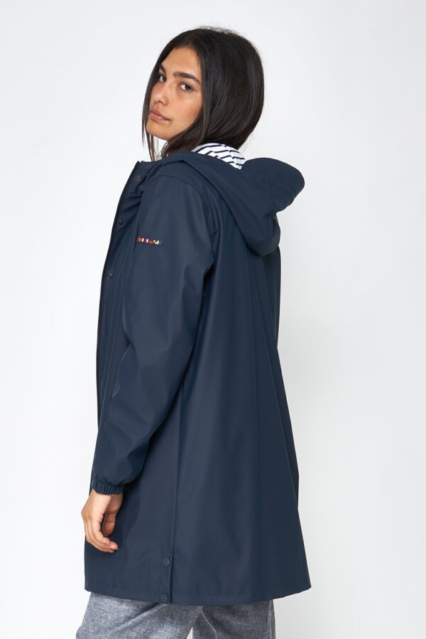 NAVY BLUE LADIES RAINCOAT RENESSE BATELA