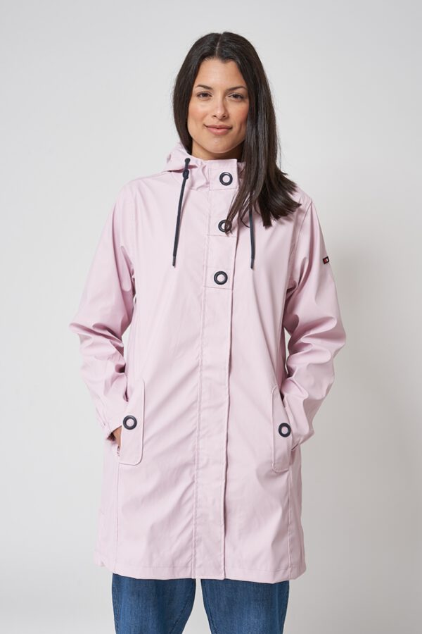 SOFT-PINK LADIES RAINCOAT RENESSE