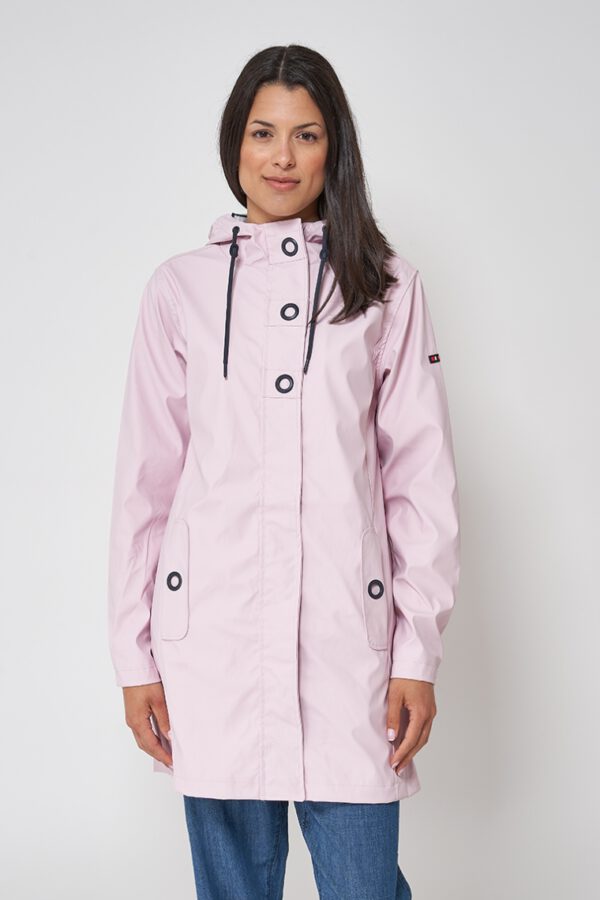 SOFT-PINK LADIES RAINCOAT RENESSE