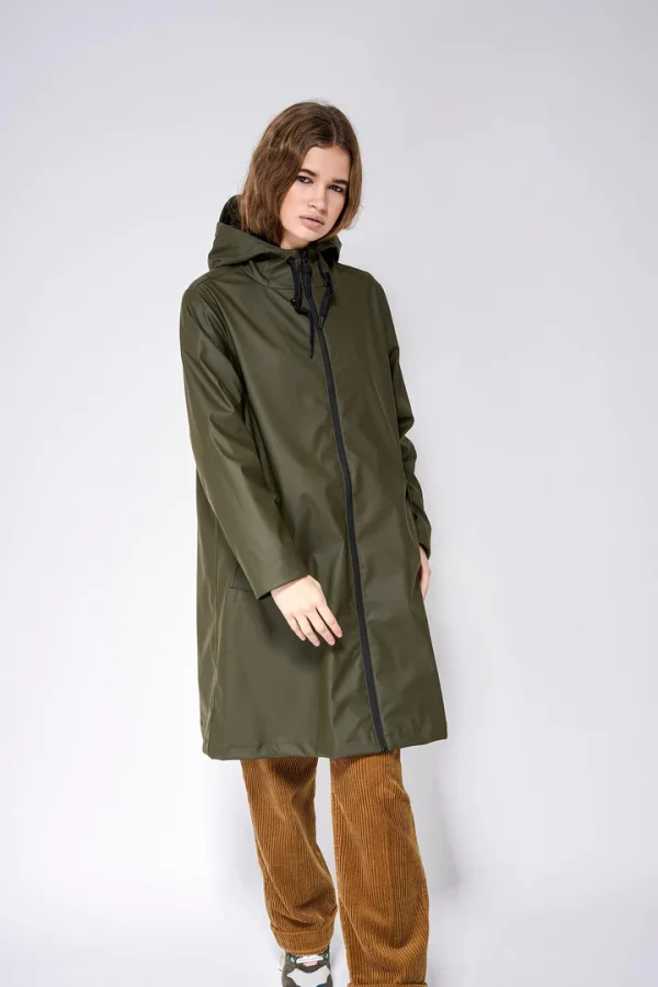 KHAKI NUOVOLA LADIES RAINCOAT