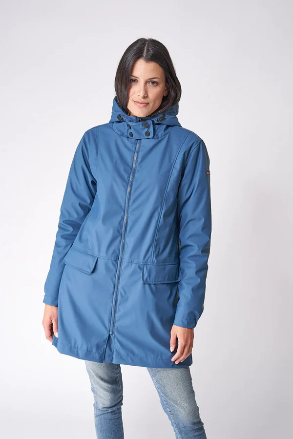 TRUE-BLUE YERSEKE WINTER RAINCOAT