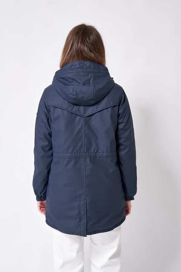 MARINE-BLUE WINTER RAINCOAT SLUIS