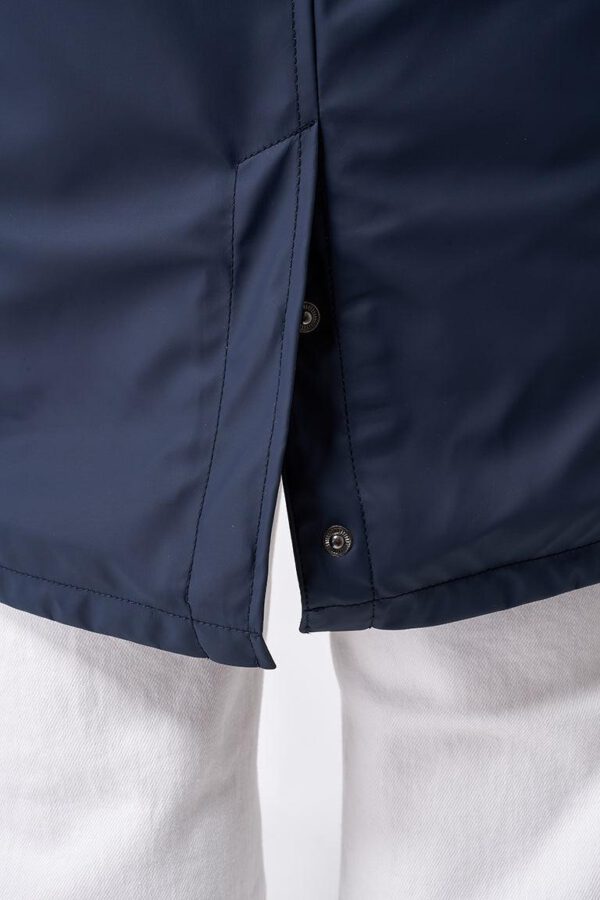 MARINE-BLUE WINTER RAINCOAT SLUIS