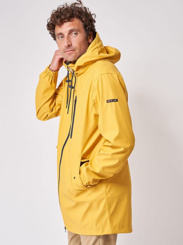 Yellow Men's Raincoat Heeg