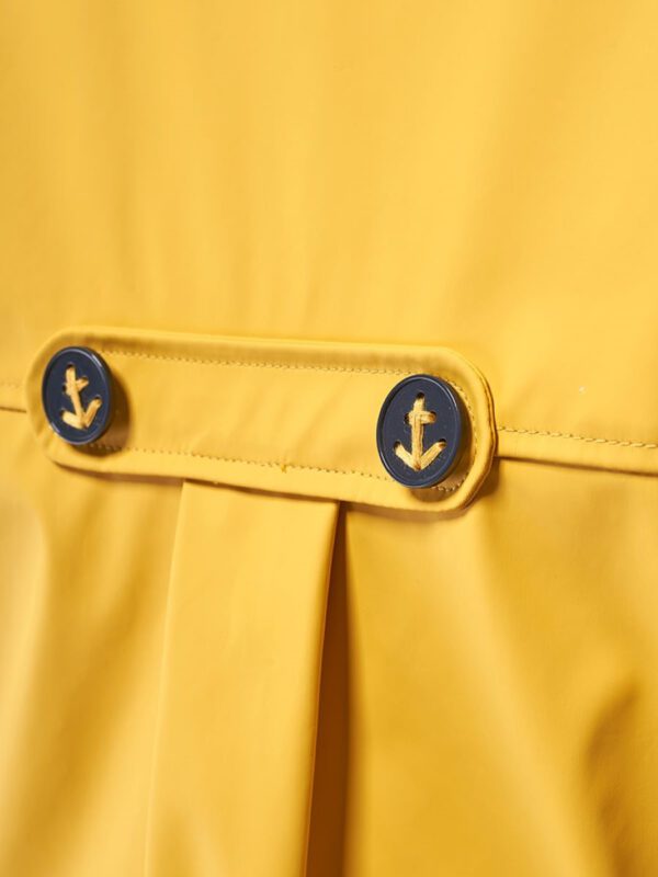 Yellow ladies raincoat Zoutelande