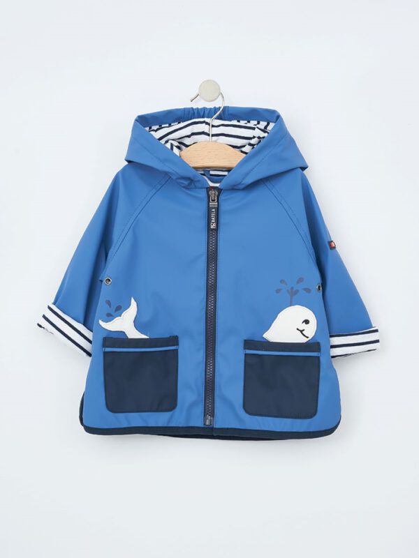 Blue-Horizon Baby Raincoat Cerfontaine