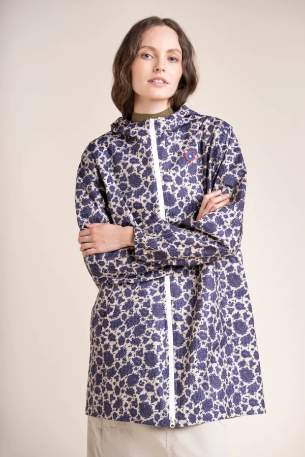 Blue rose ladies raincoat Amelot