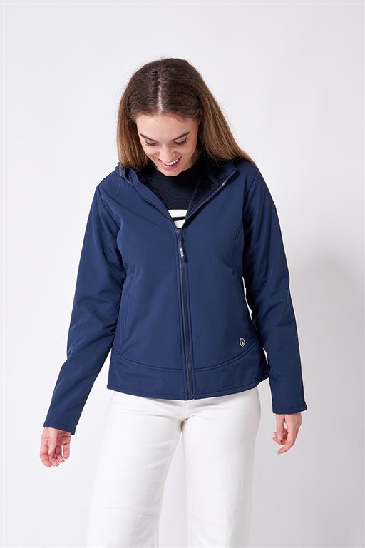 Navy Ladies Softshell Jacket