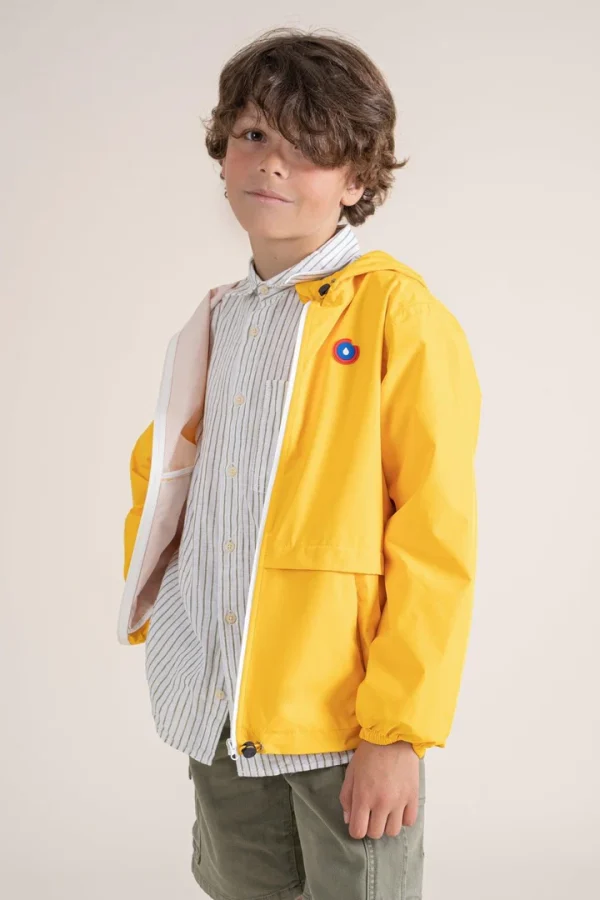 Lemon-Yellow Children's Raincoat Bastille