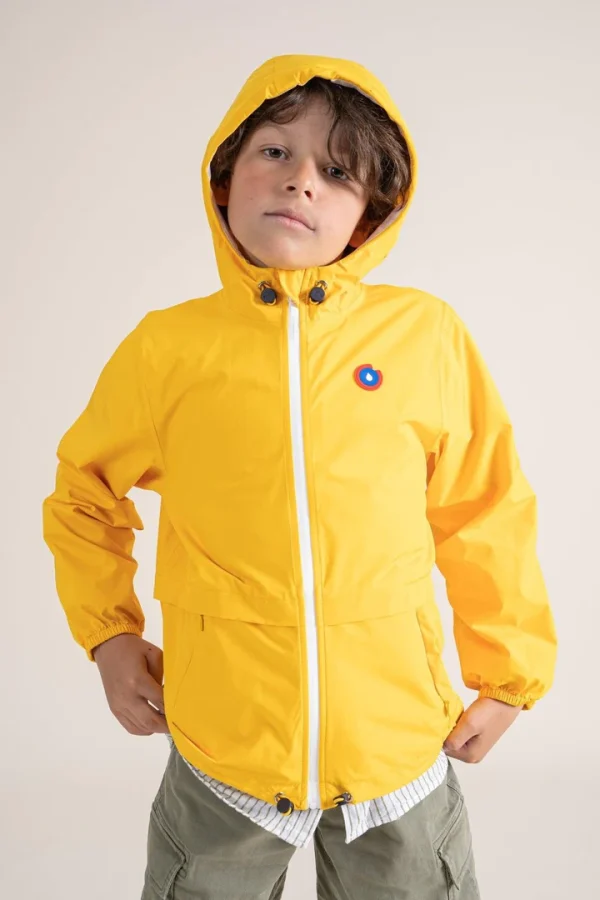 Lemon-Yellow Children's Raincoat Bastille