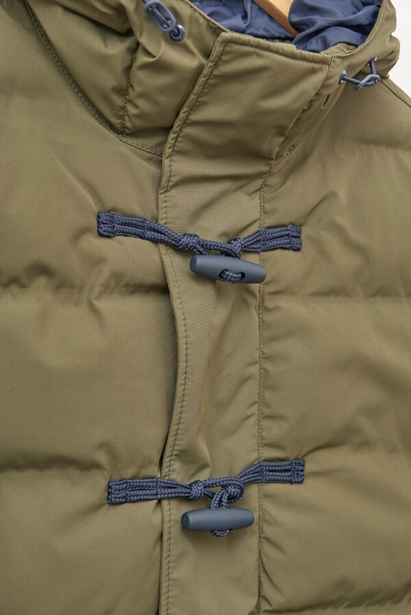 Khaki padded parka Bloemendaal