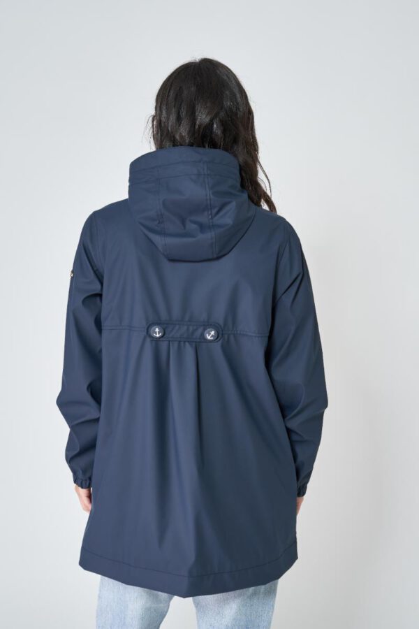 Dark-Blue ladies raincoat Zoutelande
