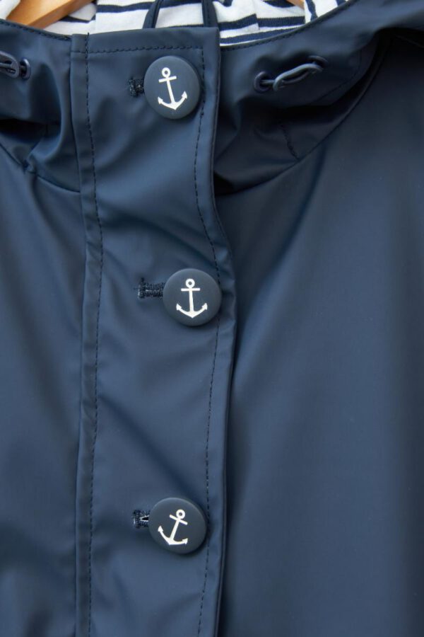 Dark-Blue ladies raincoat Zoutelande