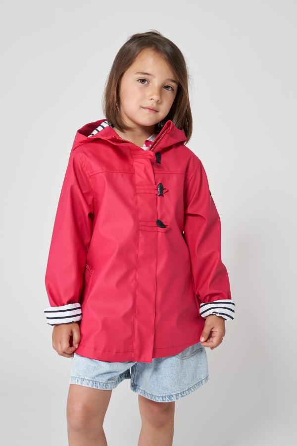 Pink girls raincoat Brussel