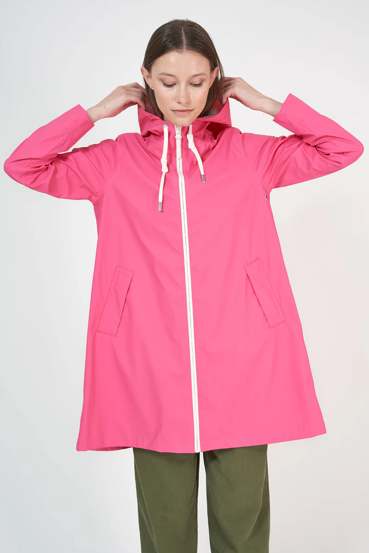 Hot pink raincoat hotsell