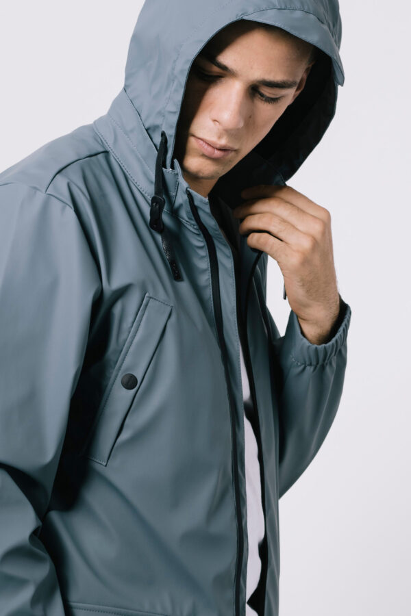 Gray Tempest men's raincoat