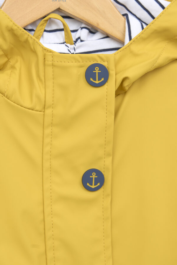 Yellow girls raincoat Oudeschild